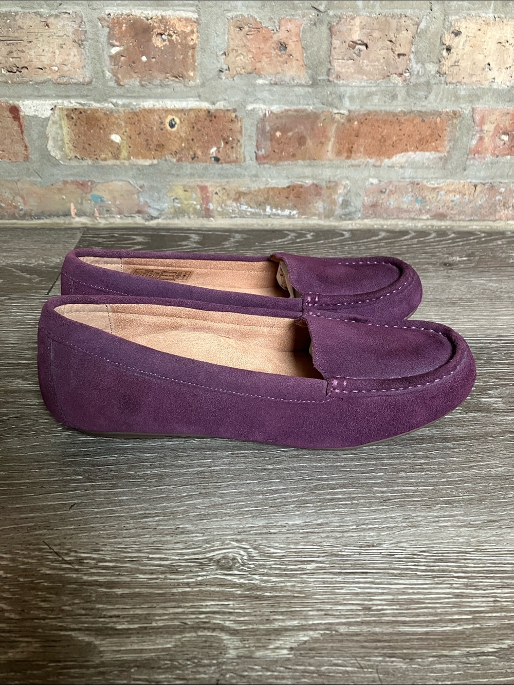 Vionic Debbie suede slip-on loafers